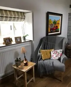 Interior design, curtains blinds, soft furnishings and furniture