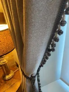 Lined and Interlined Curtains for Old Stone Farmhouse - Wooster Interiors