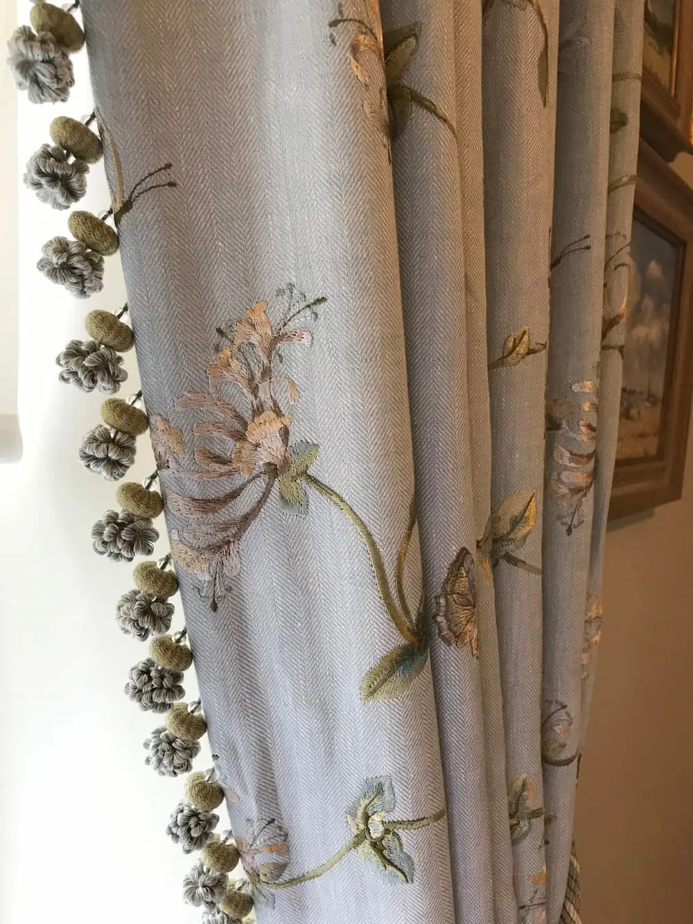 Embroidered Hand Sewn Curtains - Woosters Interiors