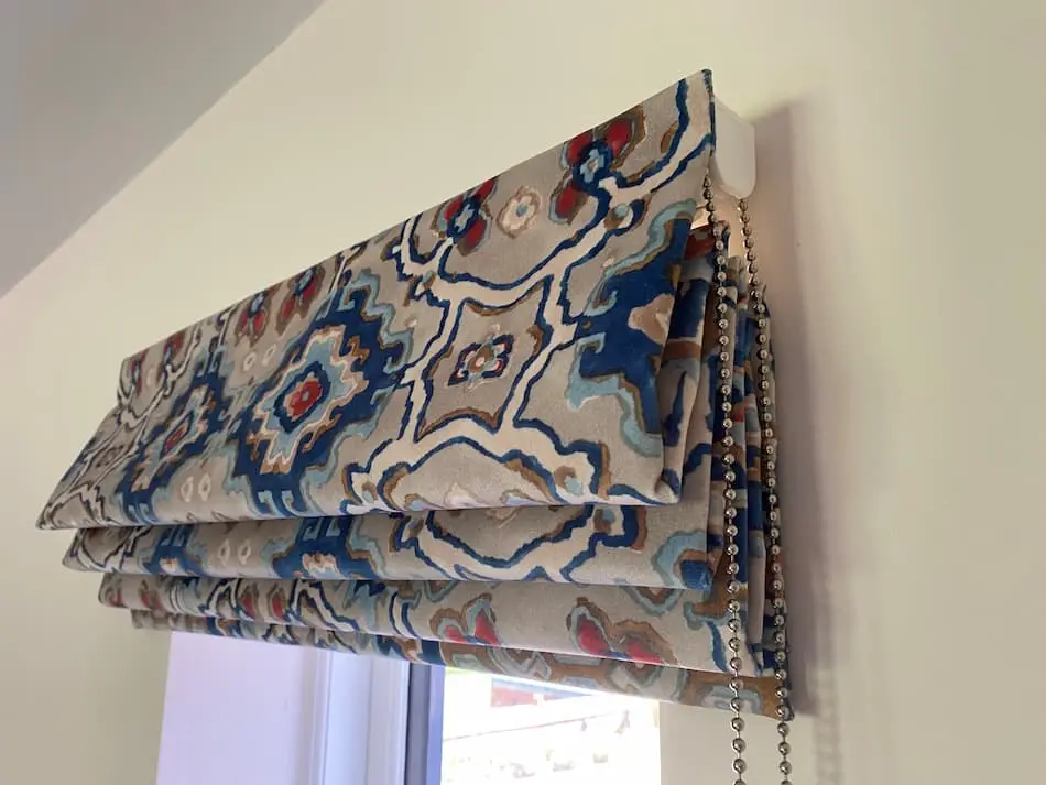 Bespoke Roman Blinds in Country House - Woosters Interiors
