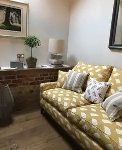 Interior design, curtains blinds, soft furnishings and furniture