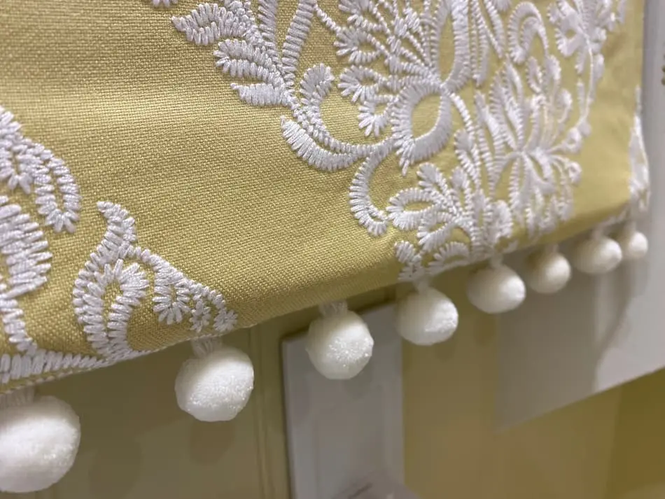 Lined and Interlined Roman Blind for Country House - Wooster Interiors