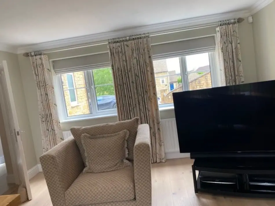 Bespoke Curtains for New Build Home in Slipton - Wooster Interiors
