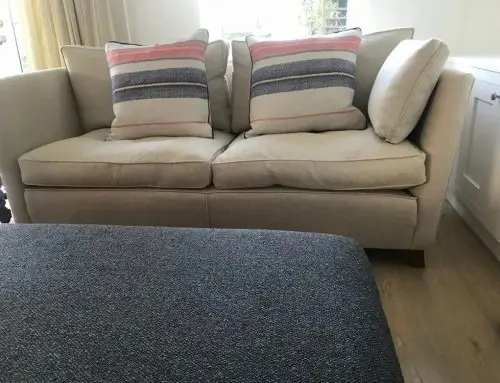 Lovely new Oxford Sofa and Coordinating Footstool