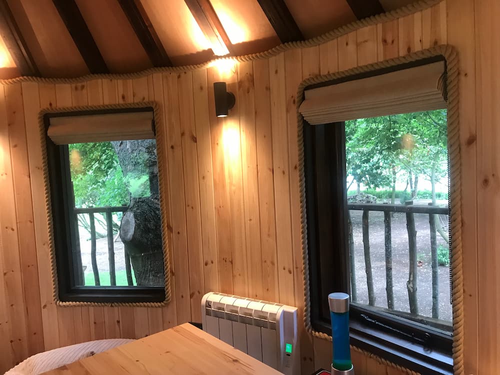 Black Out Roman Blinds for Tree House near Oundle - Woosters Interiors