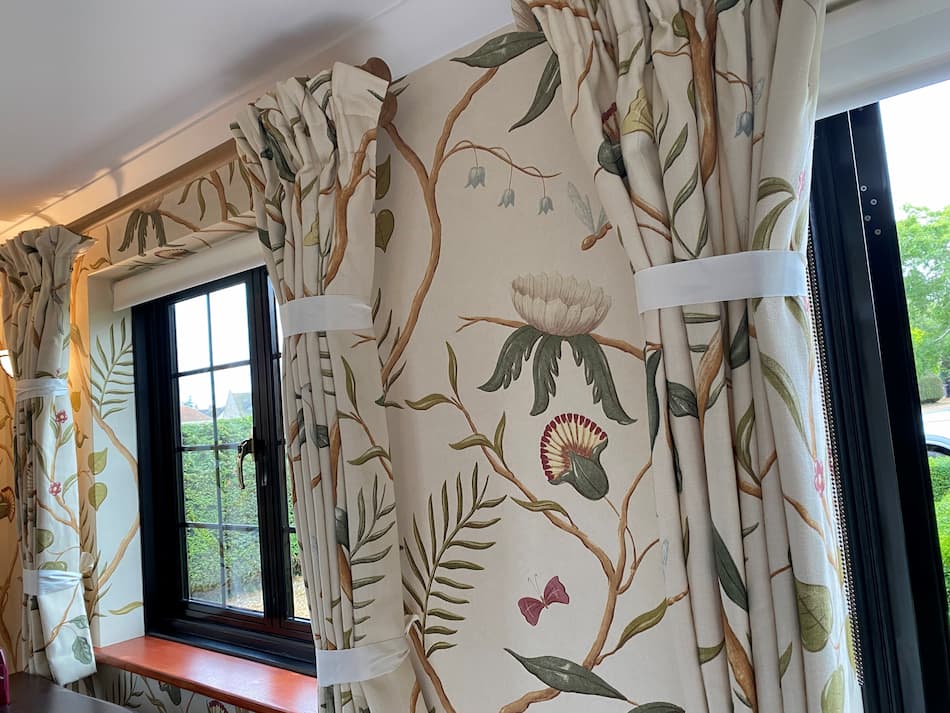 Lewis & Wood Adam's Eden - Hand Sewn Curtains and Wallpaper - Woosters Interiors