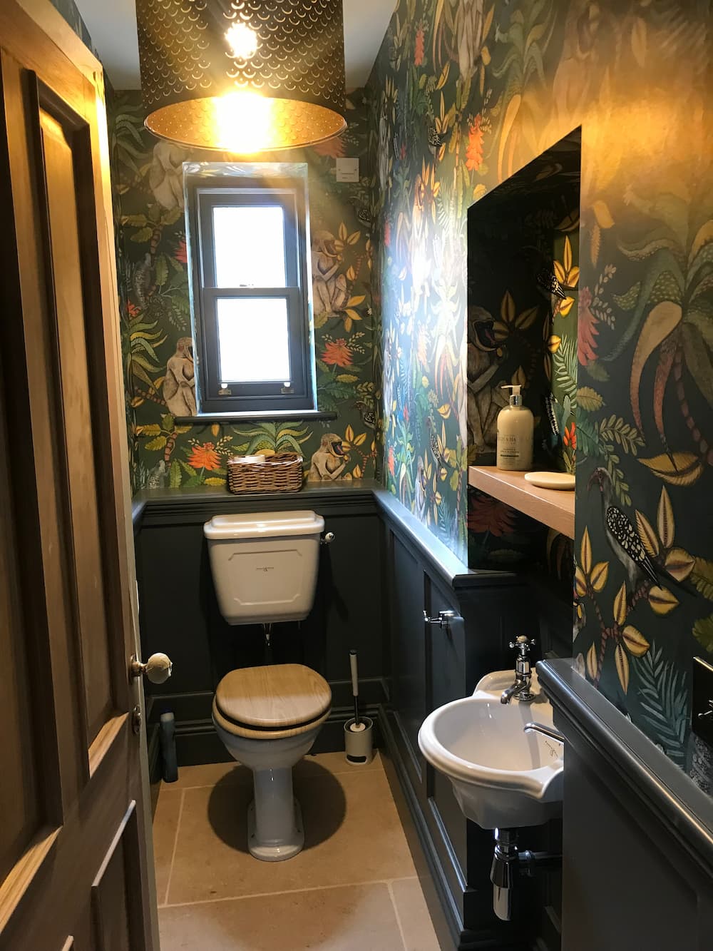 Statement Toilet Decor Created in Oundle - Woosters Interiors