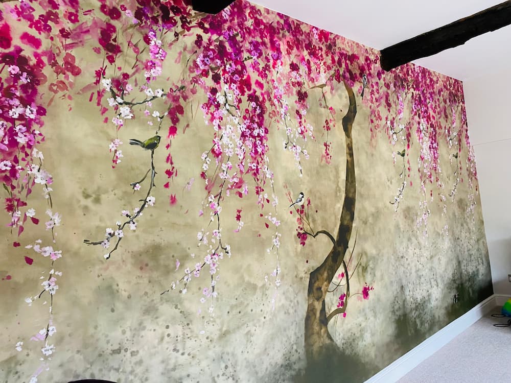 Striking Wallpaper Design in Old Character House near Kettering - Woosters Interiors